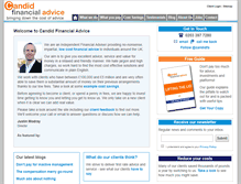 Tablet Screenshot of candidfinancialadvice.com